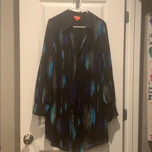 Kirna Zabete XL Button Down Dress